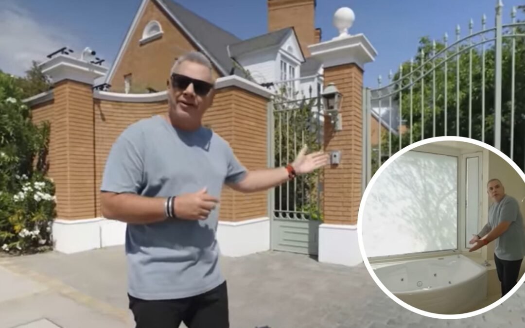 Viñuela quedó impactado con la lujosa casa de su excompañero de Mekano: «La plata de Mega se vino para acá»