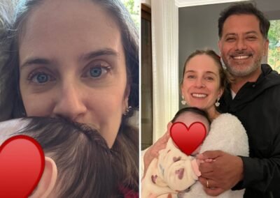 Alison Mandel y su hija Mila.