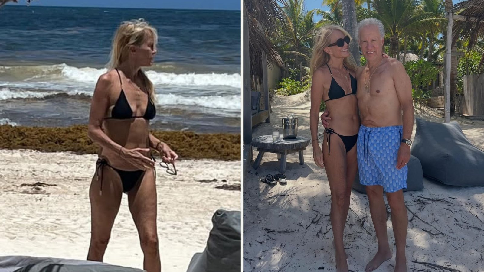 Cecilia Bolocco posa en bikini.
