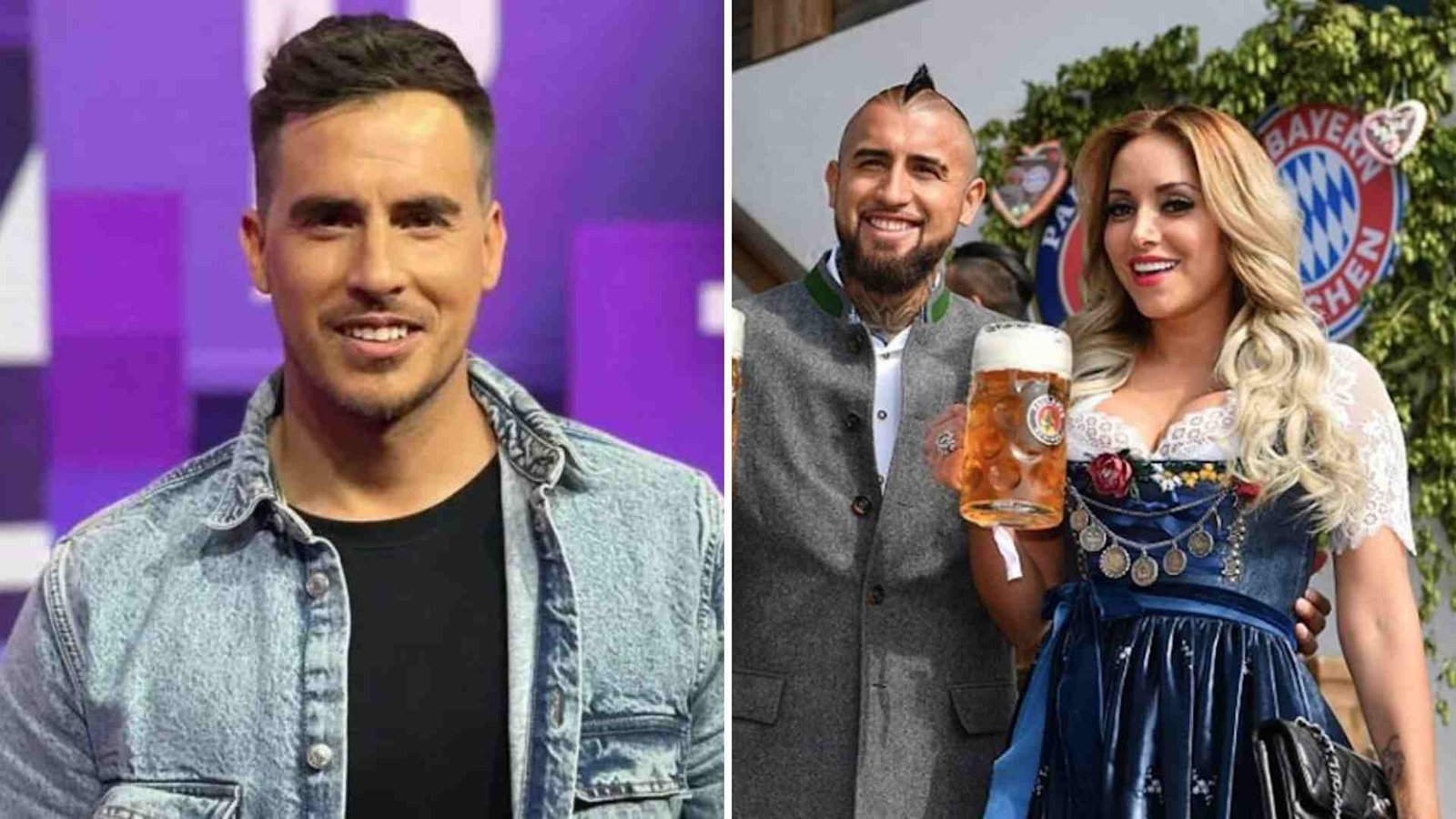 Camilo Huerta, Arturo Vidal y Marité Matus