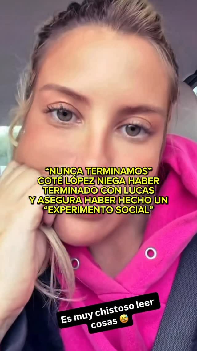 Coté López se refirió a su situación sentimental con Lucas Lama