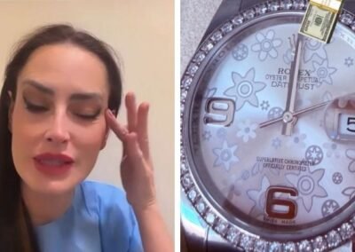 Adriana Barrientos y su reloj