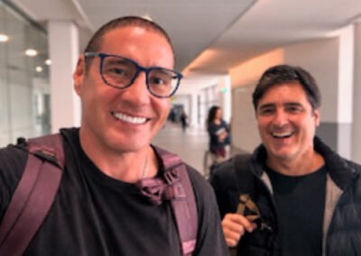 Pancho Saavedra y Jorge Zabaleta