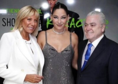 Raquel Argandoña, Kel Calderón y Hernán Calderón Salinas