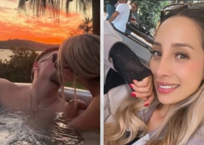 Nano Calderón y su pareja Erika