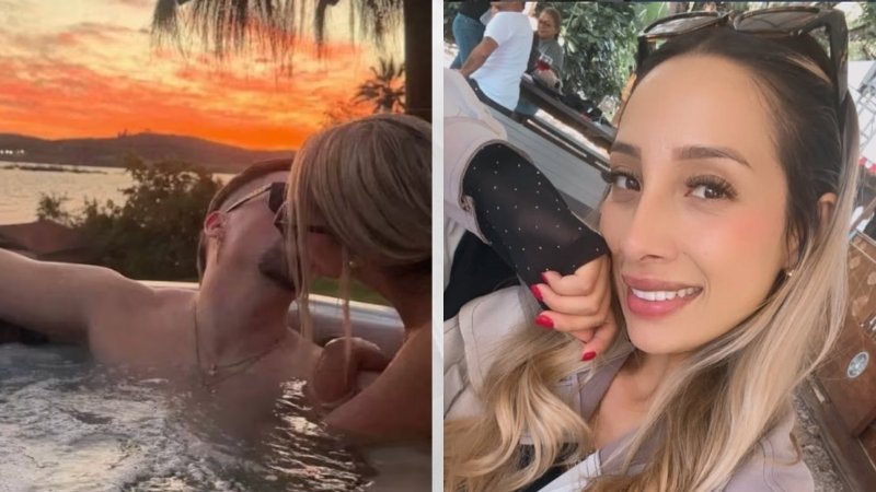 Nano Calderón y su pareja Erika