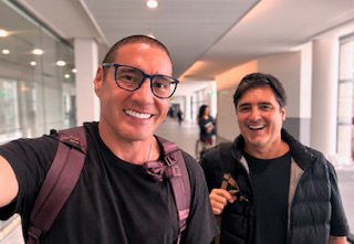 Pancho Saavedra y Jorge Zabaleta